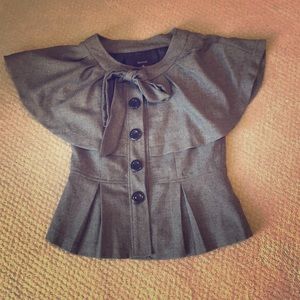 Gray Short sleeve Jacket